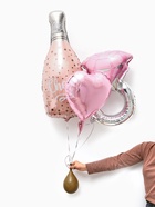 Воздушные шары фольгированные «Девичник», набор 5 шт. - Фото 13