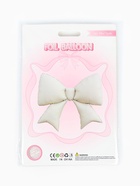 Воздушный шар фольгированный 39" «Бантик», кремовый - фото 68181600