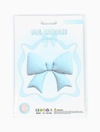 Воздушный шар фольгированный 39" «Бантик», голубой - фото 68181604