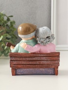 Фигурка полистоун «Дедуля играет на гитаре для бабули», 12×9×12 см - фото 68181612