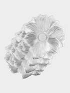 Набор салфеток для стола Доляна «Цветок», 38×38 см, 4 шт, ПВХ, цвет серебро - фото 68181644