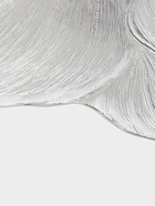 Набор салфеток для стола Доляна «Цветок», 38×38 см, 4 шт., ПВХ, серебристый - фото 69173957