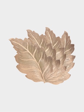 Набор салфеток для стола Доляна «осенний лист», 49×29 см, 4 шт, ПВХ, цвет золото