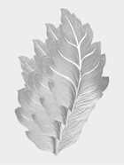 Набор салфеток для стола Доляна «Осенний лист», 49×29 см, 4 шт., ПВХ, серебристый  (артикул 10955539)  большой выбор товаров оптом и в розницу по низким ценам с доставкой