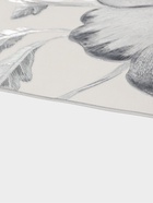 Набор салфеток для стола Доляна «Цветы», 44.5×30 см, 4 шт., ПВХ, серебристый  (артикул 10955542)  большой выбор товаров оптом и в розницу по низким ценам с доставкой