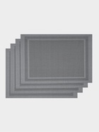 Набор салфеток сервировочных Доляна "Уют" 4 шт, 45х30 см, цвет темно-синий - фото 68181650