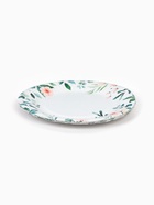 Тарелка одноразовая бумажная «Цветы», 18 см (комплект 12 шт) - фото 68181686