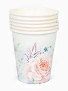 Стакан одноразовый бумажный «Роза», 250 мл (комплект 12 шт) - фото 68181702