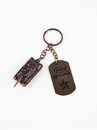 Брелок для ключей металлический "Танк" - фото 809460052