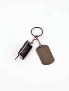 Брелок для ключей металлический "Танк" - фото 809460053