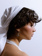 Серьги со съёмными подвесками «Ракушка, звезда и жемчуг», белые в серебре  (артикул 10936482)  большой выбор товаров оптом и в розницу по низким ценам с доставкой