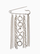 Булавка с подвесами «Звезды», L=6 см, цвет серебро - фото 68181748