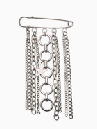 Булавка с подвесами «Звезды», L=6 см, цвет серебро - фото 68181750