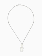 Кулон детский «Выбражулька. Кролик», белый в серебре - Фото 2