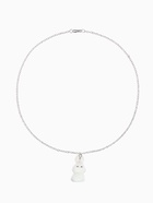 Кулон детский «Выбражулька. Кролик», белый в серебре - Фото 2