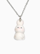 Кулон детский «Выбражулька. Кролик», белый в серебре - Фото 1