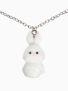 Кулон детский «Выбражулька. Кролик», белый в серебре - Фото 1
