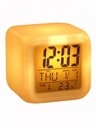 Часы - будильник LB-03, дата, температура, подсветка, белый  (артикул 10957833)  большой выбор товаров оптом и в розницу по низким ценам с доставкой