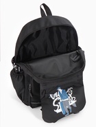 Рюкзак школьный для мальчика, с рисунком, 1 отделение, 5 карманов, 31×14×45 см, чёрный 10961018