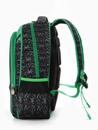 Рюкзак школьный для мальчика, эргономичная спинка, с пеналом, 30×12×36 см, чёрный 10961044