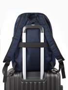 Рюкзак школьный, однотонный, USB, 1 отделение, 3 кармана, 30×15×45 см, синий - Фото 6