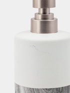 УЦЕНКА Набор для ванной Stone gray, 4 предмета (мыльница, дозатор для мыла, 2 стакана) - Фото 4