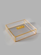 Подарочная коробка с тишью и гирляндой Present, 20 х 18 х 5 см - фото 68181802