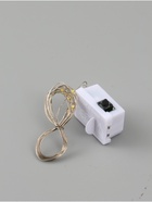 Коробка подарочная пластиковая с тишью и гирляндой Present, 20 х 18 х 5 см  (артикул 10916699)  большой выбор товаров оптом и в розницу по низким ценам с доставкой