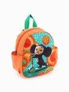 Рюкзак детский с боковыми карманами 22×18×8 см, Чебурашка - Фото 2