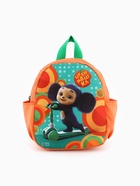 Рюкзак детский с боковыми карманами 22х18х8 см, Чебурашка - фото 69174049