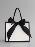 Пакет подарочный, ламинированный, белый, с бантом, 19×15×7 см - фото 68181814