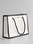 Пакет подарочный, ламинированный, белый, с бантом, 19×15×7 см - фото 68181816