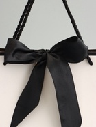 Пакет подарочный, ламинированный, белый, с бантом, 32×25×11 см - фото 68181821