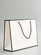 Пакет подарочный, ламинированный, белый, с бантом, 32×25×11 см - фото 68181822