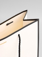 Пакет подарочный, ламинированный, белый, с бантом, 32×25×11 см - фото 68181823