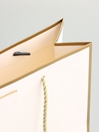 Пакет подарочный, ламинированный, белый, с бантом, 28×20×10 см - фото 68181829