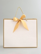 Пакет подарочный, ламинированный, белый, с бантом, 35×30×10 см - фото 68181832
