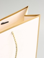 Пакет подарочный, ламинированный, белый, с бантом, 35×30×10 см - фото 68181835