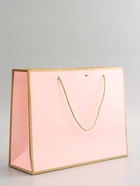 Пакет подарочный, ламинированный, розовый, с бантом, 32×25×11 см - фото 68181840