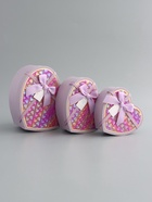 Набор подарочных коробок 3 в 1 сердца, 22×20×9; 18.5×17×7.5; 16×14×6 см - фото 68181869