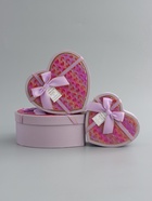 Набор подарочных коробок 3 в 1 сердца, 22×20×9; 18.5×17×7.5; 16×14×6 см - фото 68181870