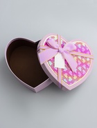 Набор подарочных коробок 3 в 1 сердца, сиреневый, 22×20×9; 18.5×17×7.5; 16×14×6 см  (артикул 10947683)  большой выбор товаров оптом и в розницу по низким ценам с доставкой