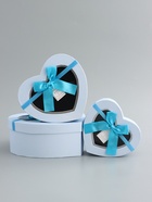 Набор подарочных коробок 3 в 1 сердца, 22×20×9; 18.5×17×7.5; 1 6×14×6 см - фото 68181890