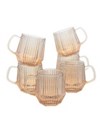 УЦЕНКА 589-070 Набор из 6 кружек 300мл в под.уп.(х8)Стекло - Фото 2