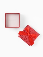 Набор коробочек подарочных под кольцо 6 шт. «Блестящие сердца», 5×5 см, (полезная часть 4.5×4.5 см), красный - Фото 6