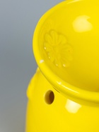 УЦЕНКА Аромалампа керамика «Стрекоза на цветке» жёлтая 7.2×7.2×8.3 см 10985336