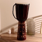 УЦЕНКА Сувенирный музыкальный инструмент «Барабан Джембе», 60×25×25 см - Фото 1