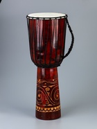 УЦЕНКА Сувенирный музыкальный инструмент «Барабан Джембе», 60×25×25 см - Фото 2