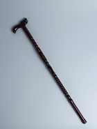 УЦЕНКА Трость сувенирная 90 см, рукоять дракон, темная, резная, цвет микс - Фото 3