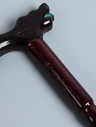 УЦЕНКА Трость сувенирная 90 см, рукоять дракон, темная, резная, цвет микс - Фото 5